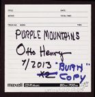 Audio recording of Otto Henry's musical composition "Purple Mountains"